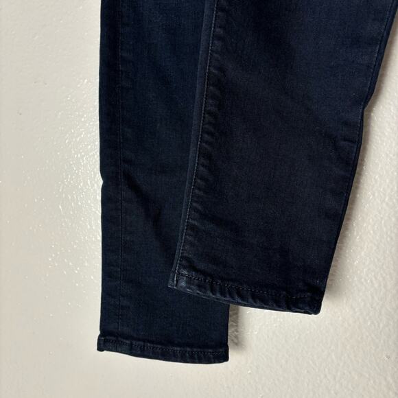 Madewell Jeans Women's Size 26 9” High Rise Skinny In Cold Blue dark Wash - Picture 14 of 16